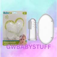 Bebeta Toothbrush Finger Glove W/ Case Clear