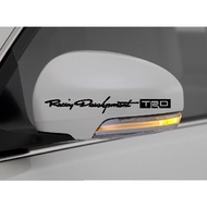 Mobilspion- Car Rearview mirror sticker racing development trd decal sticker mirror Motorcycle -Car Sketch