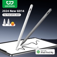 GOOJODOQ GD14 2024 New Stylus Pen Compatible with ipad find my app and Custom shortcut keys for Ipad