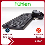 Wireless computer keyboard and mouse set, Fuhlen A120G:U79S mouse button combo - Genuine