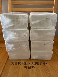 大量抹手紙