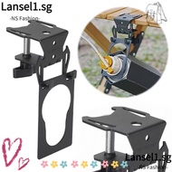 LANSELL Gas Canister Stand, Iron Multi-purpose Canister Hanging Hook, Portable Outdoor Gas Canister 