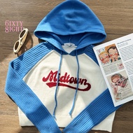 6IXTY8IGHT MARFA, Cropped Knitted Hoodie Women ST11628