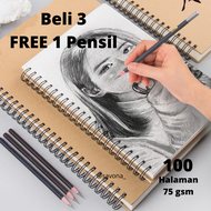 Sketchbook Buku Note Book Aesthetic Notebook Buku Sketsa Gambar Buku Gambar Buku Sketsa Sketch Book Catatan Buku Tulis Sketsa Gambar Anime Buku Polos Tanpa Garis Gambar Tebal Drawing Book Binder Kecil Buku Agenda Journal Diary