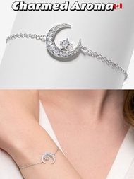 加拿大 🇨🇦Charmed Aroma Moon & Star Celestial Bracelet 925 純銀月亮星星手鏈