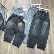 LIENSTYE Baggy Jeans Bigsize 85kg Size S/5XL