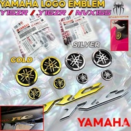 Yamaha Y15 Y15ZR LC135 V6 LC 135 NVX 155 emblem Logo Yamaha Set Indonesia Gold / Silver LOGO YAMAHA 