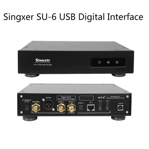 Singxer SU-6 Audio Interface XMOS XU208 CPLD Femtosecond Clock USB Digital Interface SU6