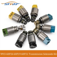 STPAT 9PCS 6HP26 6HP19 6HP21 Transmission Solenoids Kit For BMW X3 X5 For AUDI A4 A6 A8 Q7 106829804