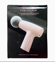 粉紅色電動震動筋絡按摩槍FASCIAL GUN筋膜槍USB充電3檔模式Massage Gun電動按摩棒按摩器electric massage stick
