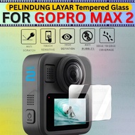 LAYAR GOPRO MAX 2 Tempered Glass Screen Protector Anti-Scratch LCD Camera Camera GO PRO HERO MAX2