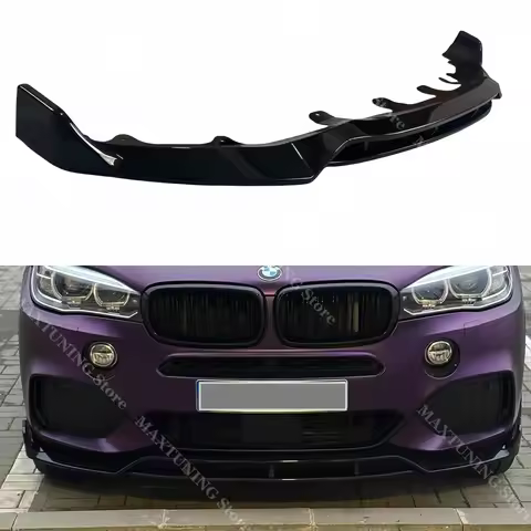 Maxton Style Car Front Bumper Lip Splitter For BMW X5 F15 M Sport 2014-2018 25i 35i 35d 40i 40d M50i