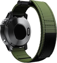22 26MM Nylon Watch Strap Band Quick Bracelet For Garmin Fenix 6X 6 Pro 5X 5 Plus 3HR 935 Fenix 7X 7 Mk1 D2 Smart Wristband Belt