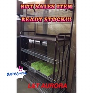 4 Tier Steel Dish Plate/4 Tingkat Rak Pinggan/ 5 Tingkat Rak Baju/ 5 Tier Rack/ Rak Baju Besi/ Bakery Rack