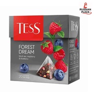 ชาดำ Tess Forest Dream ในซองปิรามิด Black tea  in pyramid tea bag / 20 pcs / Russian Plaza