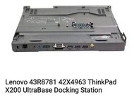 Lenovo 
43R8781 42X4963 
ThinkPad X200,X201
UltraBase Docking Station
跟DVDRW

👉🏻有意購買直接留電話聯絡👈🏻
⭐️Caro