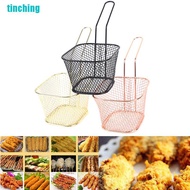 [Tinching] Frying Net Basket Strainer French Fries Deep Fryer Kitchen Fried Food Supply [Tin]