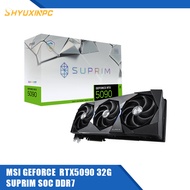 MSI GeForce RTX 5090 / RTX5090 32G SUPRIM SOC DDR7 GAMING DESKTOP GRAPHICS CARD