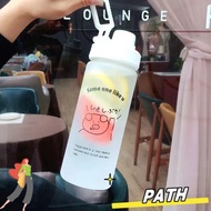PATH 500ml Frosted Water Bottle Portable Travel Girl Drinking Bottle