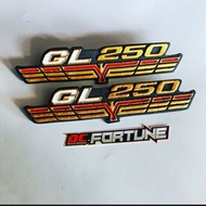 MERAH Emblem tepong gl 250 garuda logo box aki gl 250 garuda red subtitusi HONDA gl 100 125