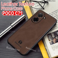 POCOC71 Casing For Xiaomi POCO C71 C 71 POCOC71 PocoPhone C71 4G 5G Leather Matte Soft Magnetic Phon