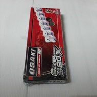 Stainless Steel Chain Osaki Size 420/106/112/120/126 Plated/Can Be Used With General Motorcycles Ran
