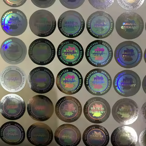 MADE IN GERMANY hologram Genuine Guaranteed Holographic sticker 19mm High quality 3D laser stickers