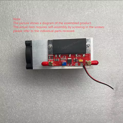 1pcs SMA Adjustable RF Power Amplifier Module. 12.5V DC, 335-512MHz, 12W output, 200mW input, 50‑ohm