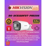 HIKVISION, DS-2CE12DF3T-PIRXOS(Live Guard), HIKVISION Turbo HD X ColorVu PIR Siren Series-TVI Live G