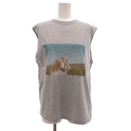 Whim Gazette Tshirt Shirt gray Horse Direct from Japan Secondhand