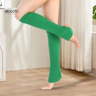 [MC] Dance Leg Warmers Fitness Leg Warmers Women's Knitted Stirrup Leg Warmers Over Knee Yoga Socks 