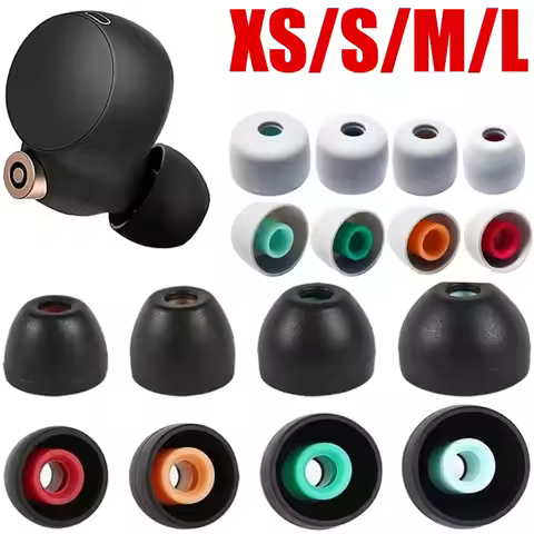 6Pcs Replacement Earbuds Silicone Ear Tips for Sony WF-1000XM5 1000XM4 1000XM3 Eartips Soft In-ear E