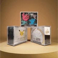 [K]3Pack Acrylic Case Elite Trainer Box Pokemon ETB Booster Display Case  Protector UV Resistant wit