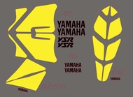 สติ๊กเกอร์ ไดคัท Yamaha YSR 50 ทั้งคัน ติดรถสีขาว เลือกเปลี่ยนสีได้ทางแชท........