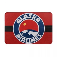 Alaska Airlines Logo (3) Bathroom Anti-slip Floor Mat Toilet Toilet Foot Mat Door Absorb Water Quick