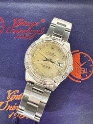 🌈🌈新返貨品🌈🌈💎🤎罕有原裝變色鑽石字面🤎💎🐅爬山虎🐅36mm 淨錶 自動機芯🥰🥰👔Vintage Rolex Datejust 16264 連原裝78360實心板帶👔KCB1214（旺角洗衣街店）