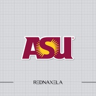 Stiker Vinyl Arizona State University Logo Stiker Laptop High Quality Waterproof Sticker