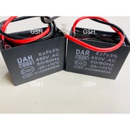 CBB61 6uf 450v Motor Fan Capacitor (2in1)