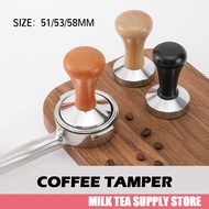 51mm/53mm/58mm Coffee Barista Espresso Flat Tamper Base Press Tampers Coffee