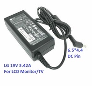 Genuine 65w 19V 3.42A 6.5*4.4 mm DC Pin Compatible AC Power Adapter / Charger for LG UltraWide 29WN6