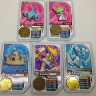 $38全走日版Tomy任天堂 Pokemon GaoLe 非tretta比卡超4星 共5張 購自日本