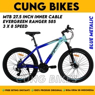 SEPEDA GUNUNG MTB 26 INCH EVERGREEN TYPE 570 21 SPEED VELG TINGGI