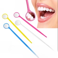 Dental Mirror Disposable Color Individually Packaged Plastic Dental Mirror Dental Inspection Care Mi