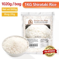 1KG Shirataki Rice Shirataki Dried Rice Low Carb Keto Konjac Rice