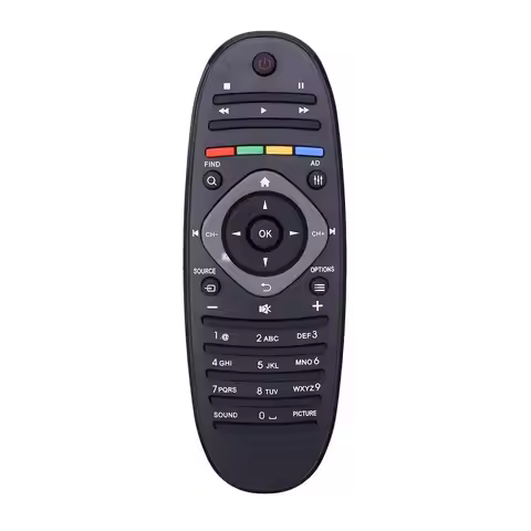 Universal Remote Control Suitable for Philips TV/DVD/AUX REMOTE CONTROL Wireless Remote Control Port