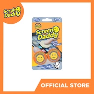 Screen Daddy ORANGE 2ct- Reusable Microfiber Pads for Screens