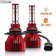 TXVSO8 2PCS Super Bright H7 H1 H3 H4ไฟหน้ารถหลอดไฟ LED HB3 9005 HB4 9006 H11 9012 HB5หลอดไฟ LED หมอก