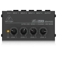 Behringer MX 400 Low Noise 4-Channel Line Mixer