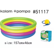 BESTWAY RAINBOW CHILDREN'S SWIMMING POOL 4 BESTWAYRing 51117 (157x46cm)