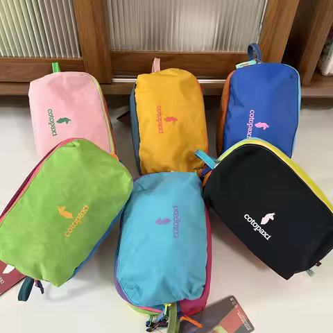 2025 Y2K Cotopa 4L makeup bag Outdoor Travel Fashion and Environmental Protection Splicing Color Dop